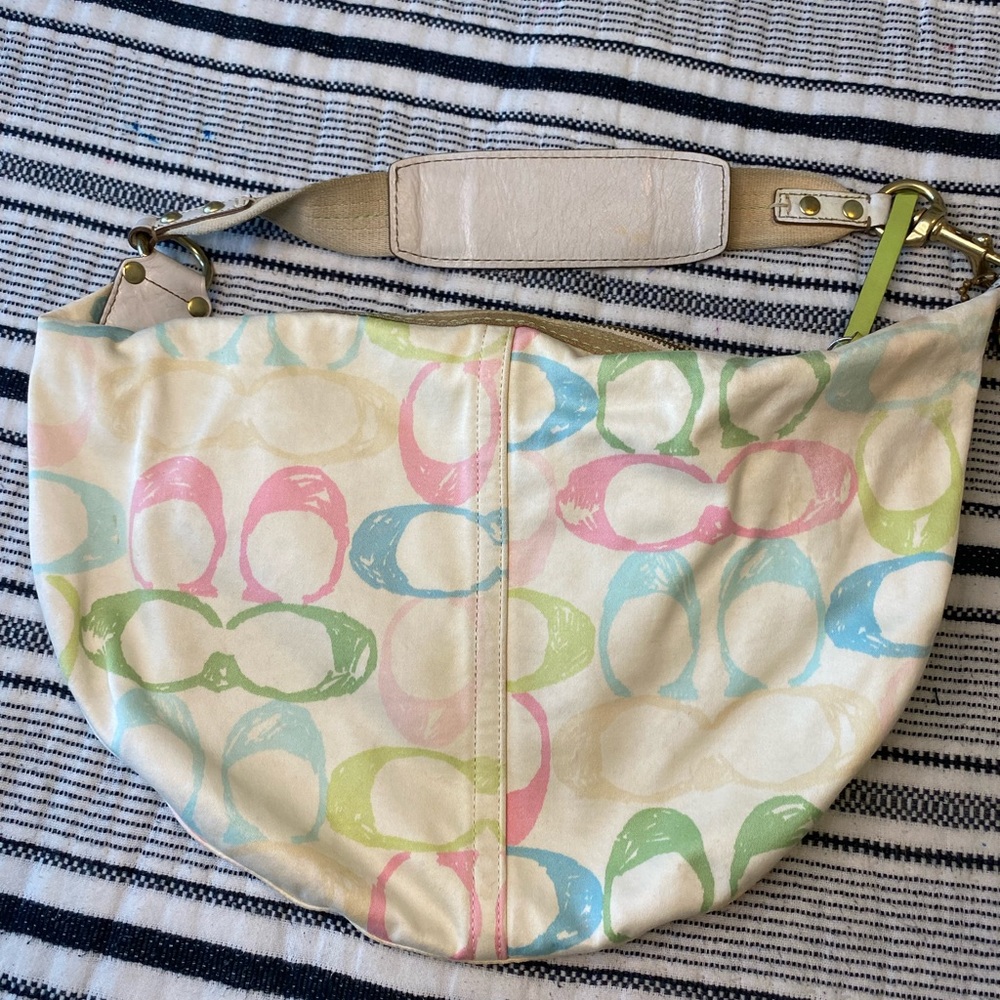 Coach Hobo Bright Multi-Color
